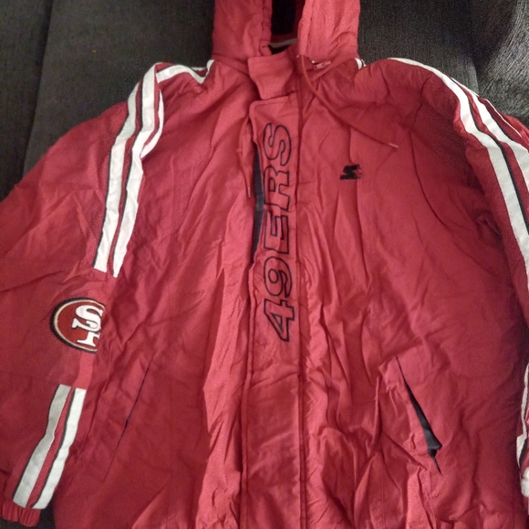 Vintage San Francisco 49ers Starter Proline Jacket Size XL - Picture 3 of 11